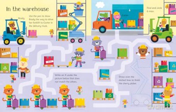 Wipe-Clean Trucks and Diggers Activities (Wipe-clean Activities) - Kirsteen Robson [KSIĄŻKA]