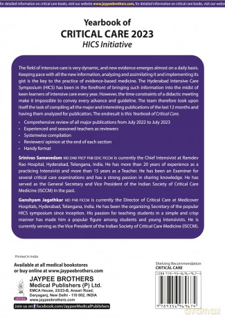 Yearbook of Critical Care 2023 [KSIĄŻKA]
