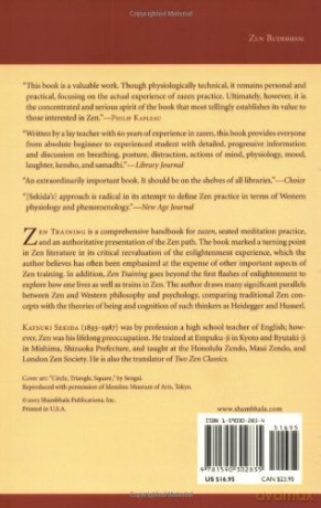 Zen Training: Methods and Philosophy (Shambhala Classics) - Katsuki Sekida [KSIĄŻKA]