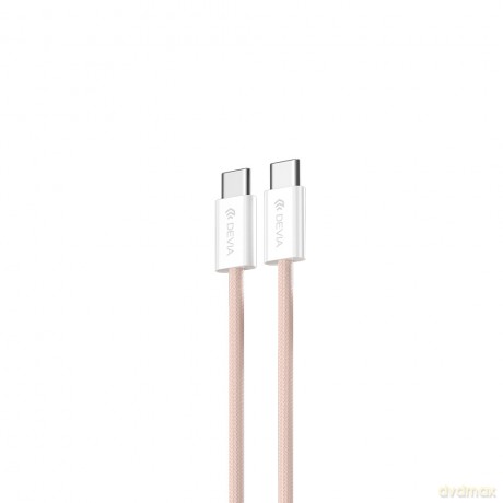 Devia kabel Smart EC325 PD USB-C - USB-C 1,0 m 60W 3A różowy