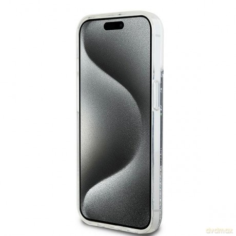 DKNY nakładka do iPhone 15 6,1" DKHCP15SLBNAEK czarna HC liquid glitters w arch logo