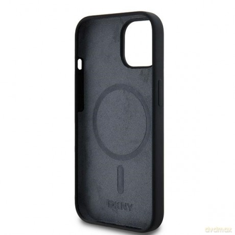 DKNY nakładka do iPhone 15 Plus 6,7" DKHMP15MSNYACH czarna HC Magsafe silicone w arch logo