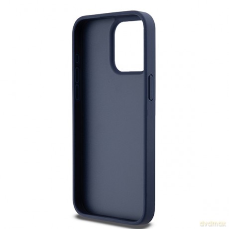 DKNY nakładka do iPhone 15 Pro Max 6,7" DKHCP15XPRTHSLB czarna HC Magsafe pu repeat pattern w stack logo