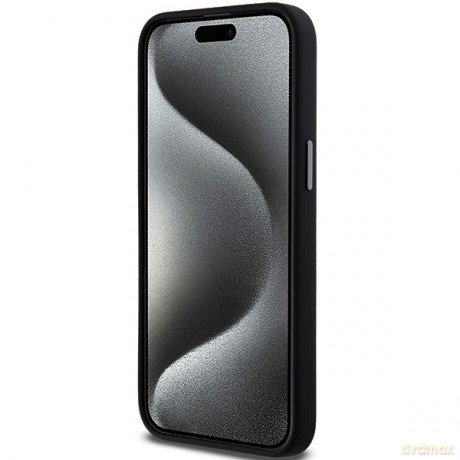 DKNY nakładka do iPhone 15 Pro Max 6,7" DKHCP15XSMCBSK czarna HC silicone w stack metal logo