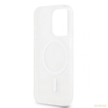 DKNY nakładka do iPhone 15 Pro Max 6,7" DKHMP15XHCPTSP czarna HC Magsafe pc tpu checkered pattern w printed stripes