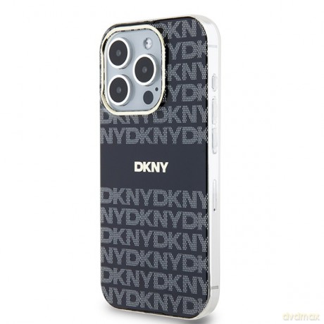 DKNY nakładka do iPhone 15 Pro Max 6,7" DKHMP15XHRHSEK czarna hc pc tpu checkered pattern