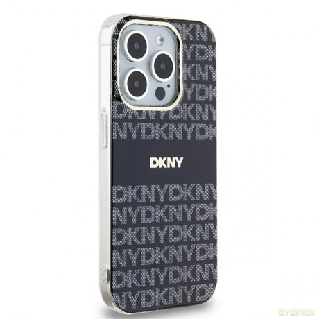 DKNY nakładka do iPhone 15 Pro Max 6,7" DKHMP15XHRHSEK czarna hc pc tpu checkered pattern