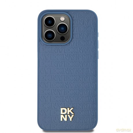 DKNY nakładka do iPhone 15 Pro Max 6,7" DKHMP15XPSHRPSB brązowa HC Magsafe pu repeat pattern w stack logo