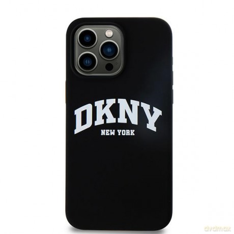 DKNY nakładka do iPhone 15 Pro Max 6,7" DKHMP15XSNYACH czarna HC Magsafe silicone w arch logo
