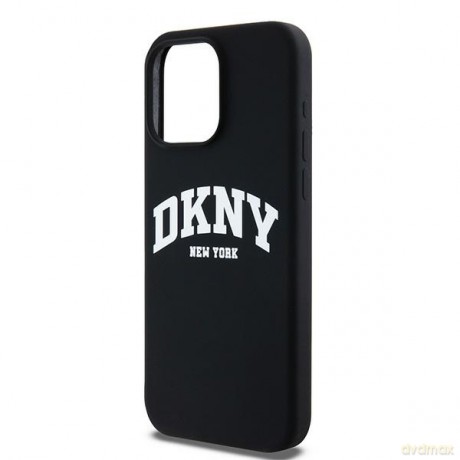 DKNY nakładka do iPhone 15 Pro Max 6,7" DKHMP15XSNYACH czarna HC Magsafe silicone w arch logo