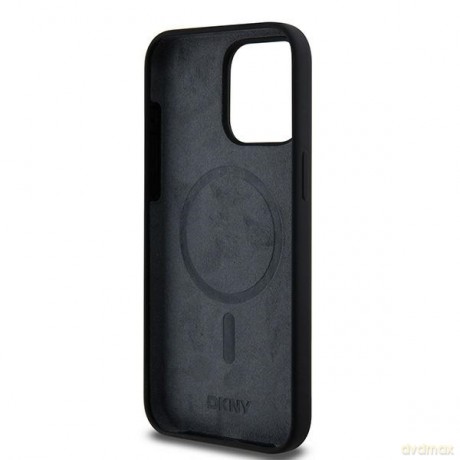 DKNY nakładka do iPhone 15 Pro Max 6,7" DKHMP15XSNYACH czarna HC Magsafe silicone w arch logo
