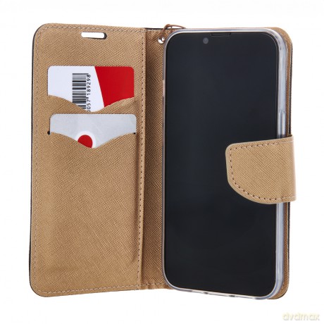 Etui Smart Fancy do Motorola Moto E13 czarno-złote