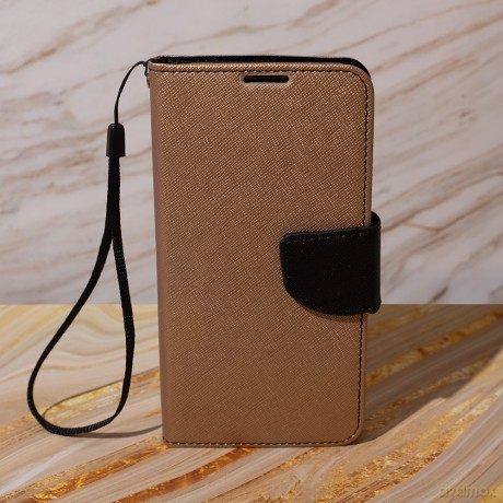 Etui Smart Fancy do Samsung Galaxy A05 czarno-złote