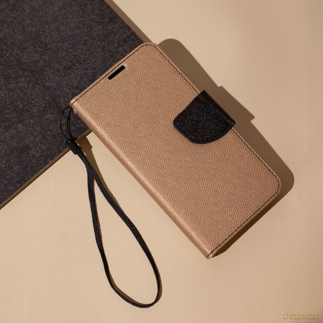 Etui Smart Fancy do Samsung Galaxy A05 czarno-złote