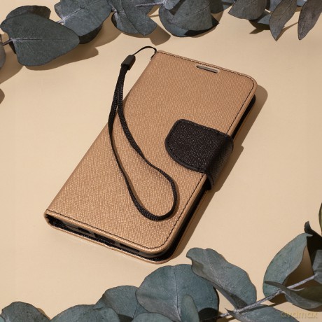 Etui Smart Fancy do Samsung Galaxy A05 czarno-złote