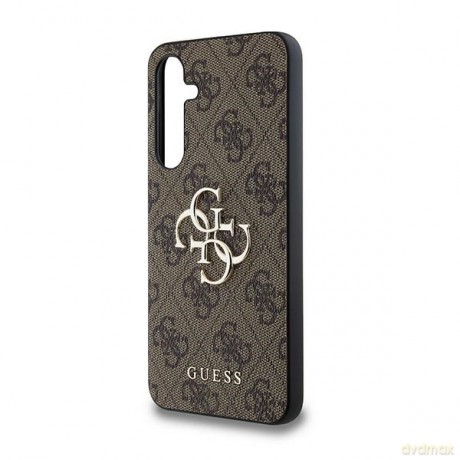 Guess nakładka do Samsung Galaxy A35 GUHCSA354GMGBR brązowa HC PU big 4G metal logo