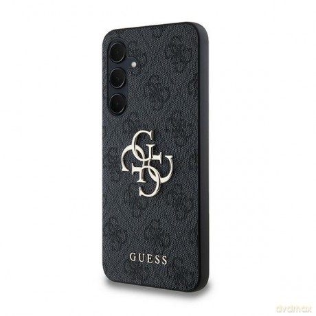 Guess nakładka do Samsung Galaxy A35 GUHCSA354GMGGR czarna HC PU big 4G metal logo
