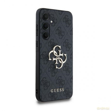 Guess nakładka do Samsung Galaxy A35 GUHCSA354GMGGR czarna HC PU big 4G metal logo