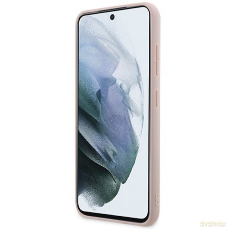 Guess nakładka do Samsung Galaxy A35 GUHCSA354GMGPI różowa HC PU 4G big metal logo