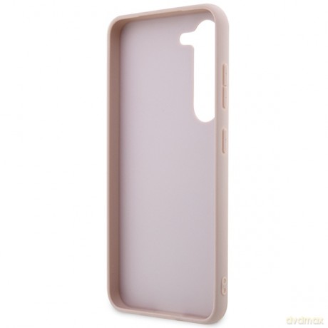 Guess nakładka do Samsung Galaxy A35 GUHCSA354GMGPI różowa HC PU 4G big metal logo