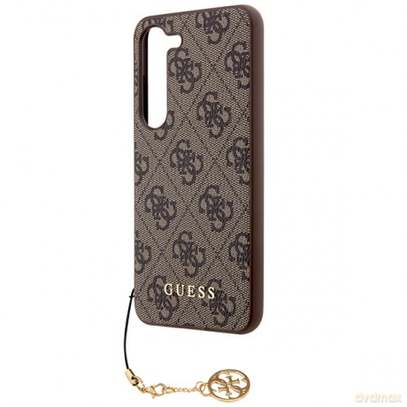 Guess nakładka do Samsung Galaxy A35 GUHCSA35GF4GBR brązowa HC PU 4G with charm