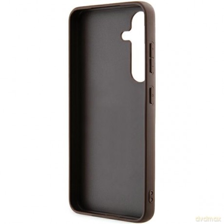 Guess nakładka do Samsung Galaxy A55 GUHCSA554GMGBR brązowa HC PU big 4G metal logo