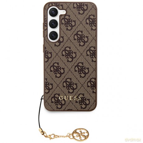 Guess nakładka do Samsung Galaxy A55 GUHCSA55GF4GBR brązowa HC PU 4G with charm