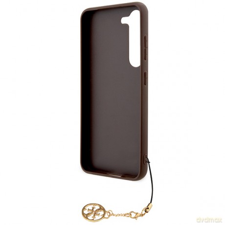 Guess nakładka do Samsung Galaxy A55 GUHCSA55GF4GBR brązowa HC PU 4G with charm