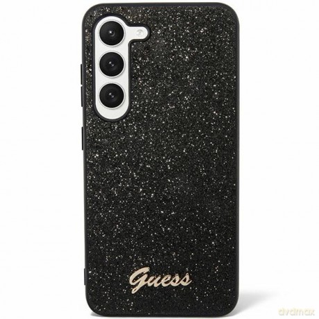 Guess nakładka do Samsung Galaxy S24 Plus S926 GUHCS24MHGGSHK czarna hardcase Glitter Script