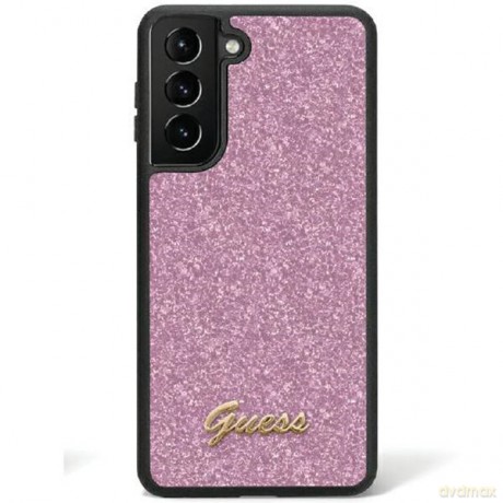 Guess nakładka do Samsung Galaxy S24 S921 GUHCS24SHGGSHU fioletowa hardcase Glitter Script
