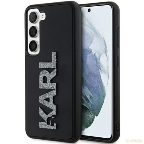 Karl Lagerfeld nakładka do Samsung Galaxy S24 KLHCS24S3DMBKCK czarna HC 3D logo glitter