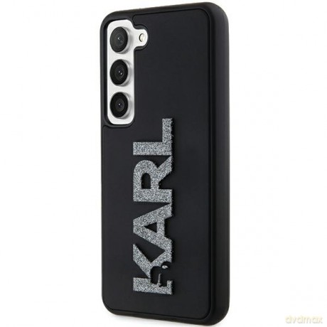 Karl Lagerfeld nakładka do Samsung Galaxy S24 KLHCS24S3DMBKCK czarna HC 3D logo glitter