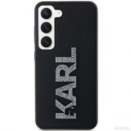 Karl Lagerfeld nakładka do Samsung Galaxy S24 KLHCS24S3DMBKCK czarna HC 3D logo glitter
