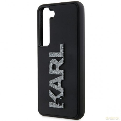 Karl Lagerfeld nakładka do Samsung Galaxy S24 KLHCS24S3DMBKCK czarna HC 3D logo glitter