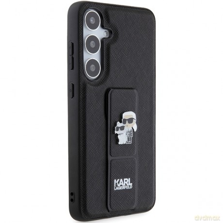 Karl Lagerfeld nakładka do Samsung Galaxy S24 Plus KLHCS24MGSAKCPK czarna HC GRIPSTAND SAFFIANO KC PINS