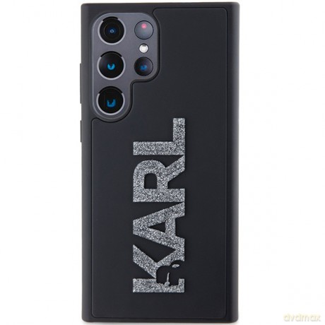 Karl Lagerfeld nakładka do Samsung Galaxy S24 Ultra KLHCS24L3DMBKCK czarna HC 3D logo glitter