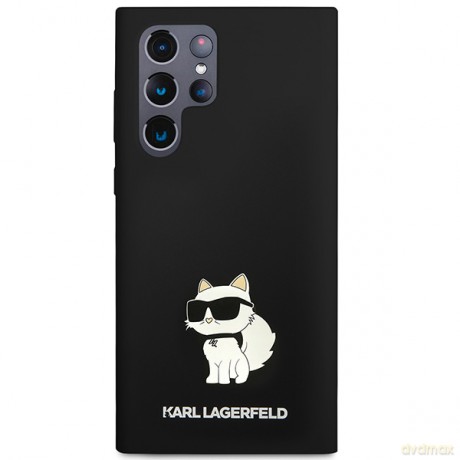 Karl Lagerfeld nakładka do Samsung Galaxy S24 Ultra KLHCS24LSNCHBCK czarna HC SILICONE NFT CHOUPETTE