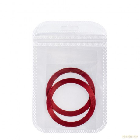 Metal Ring (2szt.) czerwony