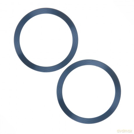 Metal Ring (2szt.) granatowy
