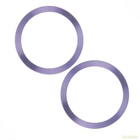 Metal Ring (2szt.) jasnofioletowy
