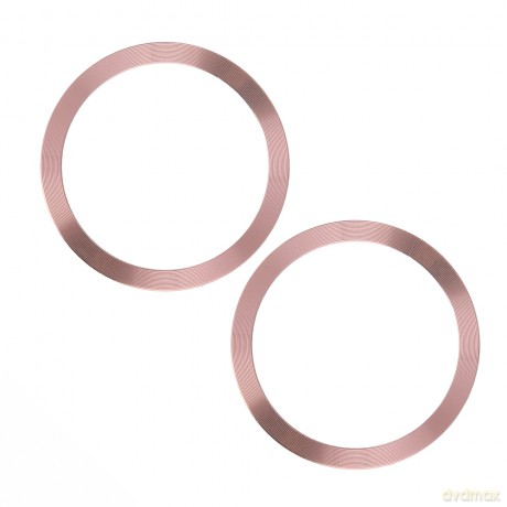 Metal Ring (2szt.) różowy