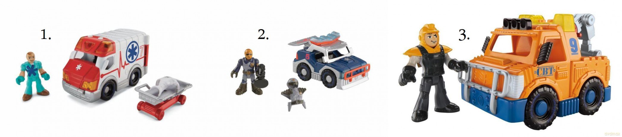 MATTEL Pojazdy miejskie BGY15