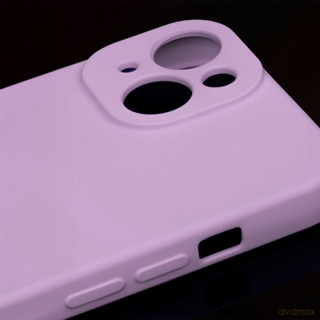 Nakładka Silicon do iPhone 15 Pro Max 6,7" liliowy