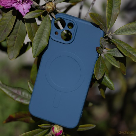 Nakładka Simple Color Mag do iPhone 13 Pro 6,1" granatowa