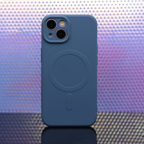 Nakładka Simple Color Mag do iPhone 13 Pro Max 6,7" granatowa