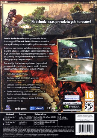 Arcania: Upadek Setarrif [GRA PC]