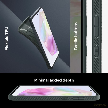 Spigen nakładka Liquid Air do Samsung Galaxy A35 5G zielona