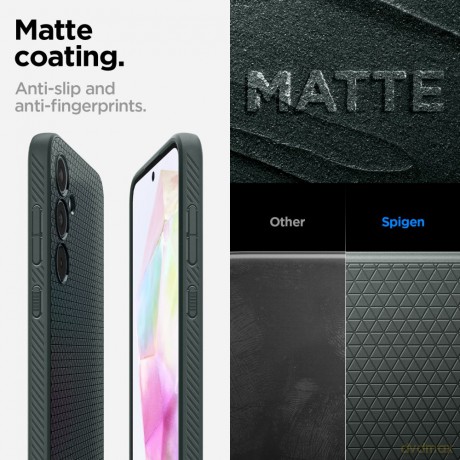 Spigen nakładka Liquid Air do Samsung Galaxy A35 5G zielona