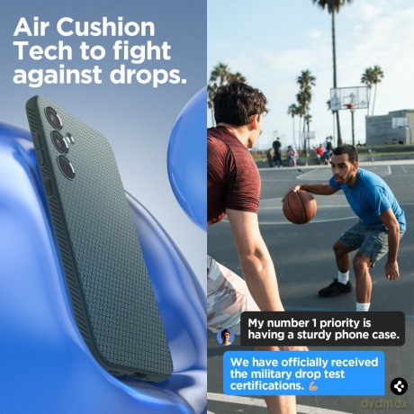 Spigen nakładka Liquid Air do Samsung Galaxy A35 5G zielona