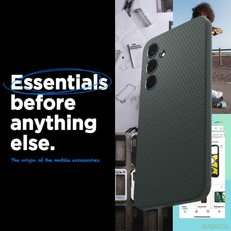 Spigen nakładka Liquid Air do Samsung Galaxy A35 5G zielona
